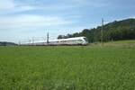 411 069  Tutzing  als ICE93 Hamburg - Wien bei Oberdachstetten.