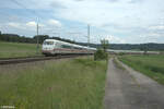402 017 + 402 040 ICE 586/536 München - Hamburg HBF/ Hannover HBF bei Oberdachstetten.
