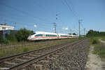 ICE 403 019-3 TZ314  Bergisch Gladbach  als ICE umgeleitet über Nürnberg Hohe Marter.