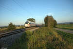 411 028  Reutlingen  als ICE2916 Ersatz ICE für ICE 22 Wien - Dortmund bei Pölling.