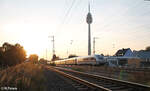 5812 037 als ICE 702 München nach Berlin durch Nürnberg Hohe Marter.