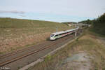 411 003-7  Paderborn  + 411 073-0  Halle/Saale  als ICE 26 Wien - Dortmund bei Emskirchen. 29.09.24