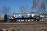 GATX Kesselwagen mit Grafiti