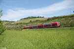 445 061-8 als RE54 Frankfurt/Main - Würzburg bei Himmelstadt. 11.05.24