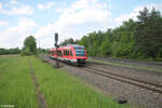 649 804 als RB12 RB58855 Markt Erlbach - Fürth HBF kurz vor Fürth Unterfürberg. 12.05.24