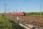 1462 038 als RE14 4977 Saalfeld - Nürnberg bei Ebensfeld.