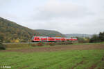 445 053-2 als RE 54 4613 Frankfurt/Main - Würzburg bei Wernfeld.