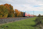 445 045 als RE 55 4622 Bamberg - Frankfurt/Main bei Thüngersheim.