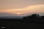 Sonnenuntergang bei Oberteich 02.03.14