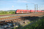 1462 532 als RE 14 4992 Nrnberg - Saalfeld bei Ebensfeld. 20.05.24