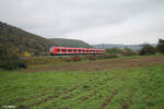 423 863-0 der S-Bahn München auf Überführungsfahrt nach München bei Wernfeld im Maintal. 20.10.24