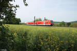 440 816 als RB 53 RB58016 Bamberg - Schlüchtern bei Himmelstadt. 11.05.24