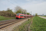 BR 442/853924/442-764-als-s1-39164-neumarktoberpfalz 442 764 als S1 39164 Neumarkt/Oberpfalz - Fürth bei Pölling. 07.04.24