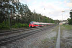 442 242 als S1 39192 Neuenmarkt/Oberpfalz - Bamberg verlässt Ochenbruck.