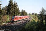 612 160-2 als RE31 RE3404 Hof - Nürnberg bei Röslau.