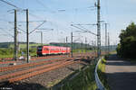 BR 612/874917/612-641-als-re-32-3499 612 641 als RE 32 3499 Hof - Bamberg bei Ebensfeld. 20.05.24