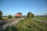 143 176-6 rollt Lz in Richtung Norden bei Pölling.