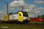 ES64 U2- 063 zieht ein Containerzug an Regensburg Ost vorbei.13.09.07