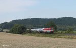 EVB/515864/223-034-zieht-den-kesselzug-aus 223 034 zieht den Kesselzug aus XTCH nach Regensburg bei Lengenfeld. 28.08.16