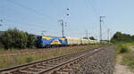 2159 229-4  Kratos  zieht mit dem SchwaigerHolzzug aus Hängersberg durch Nürnberg Hohe Marter. 13.08.24