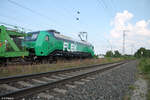 145 088-1 zieht mit einem leeren Autotransportzug durch Nürnberg Hohe Marter.