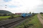 2463 126-9 verlässt Treuchtlingen als RE80 57226 Treuchtlingen - Ansbach 18.10.24