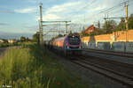 EURO9000 2019 307-8 „JubileeRider“ mit einem Kesselzug bei Fürth Unterfarrnbach.