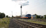 187 319-9 zieht mit einem Holzzug nach Deggendorf Hengersberg durch Nürnberg Hohe Marter.