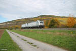 187 076-5 + 187 070-8 rollen Lz bei Thüngersheim in Richtung Süden.