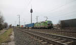 TX - Logistik/847649/193-234-2-gruener-offroad-mit-klv 193 234-2 'Grüner Offroad' mit KLV Zug in Nürnberg Hohe Marter. 18.02.24