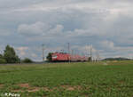 114 006 als RE80 GoAhead Ersatzverkehr nach Würzburg bei Uffenheim.