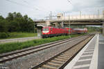 112 131-8 als GoAhead Ersatzzug RE80 70228 Treuchtlingen - Würzburg in Oberdachstetten.