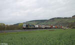 X4E 626 alias 193 626  E-Mobility 140 years  mit dem ECS Containerzug bei Himmelstadt.