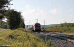1116 096-9 zieht bei Pölling ein Kalkzug in Richtung Passau. 28.08.24