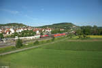 1293 189-7 mit einem gemischten Güterzug durch Retzbach-Zellingen. 11.05.24