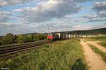 1293 076 zieht hinter Treuchtlingen ein Eko Zug in Richtung Norden.
