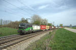 european-locomotive-leasing-ell/854419/193-210-mit-einem-containerzug-bei 193 210 mit einem Containerzug bei Pölling. 07.04.24