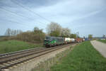 european-locomotive-leasing-ell/854426/193-201-1-mit-einem-klv-zug 193 201-1 mit einem KLV Zug bei Pölling. 07.04.24