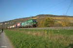 6193 757-2  Green Mobility Allianz  zieht ein Wechselpritschen Winner Spedition bei Thüngersheim in Richtung Süden. 27.10.24