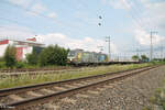 6193 218-5  Ludwig van Beethoven  zieht mit einem leeren Holzzug durch Nürnberg Hohe Marter.