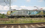 6193 218-5  Ludwig van Beethoven  zieht mit einem leeren Holzzug durch Nürnberg Hohe Marter.