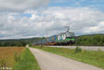193 235 zieht bei Pölling ein LKW-Walter Zug in Richtung Süden. 13.07.24