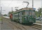 Autour de la voie ferrée / Rund um die eiserne Bahn (Herbstevent 2024) - Für den Kiestransport beschaffte die GFM im Jahre 1972 die beiden Treibwagen mit der Bezeichnung BDe 4/4 141 und 142.