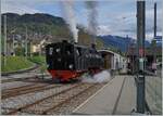 Ist der Zug kurz genug, wird er in Blonay einfach umfahren, so wie hier zu sehen.