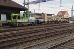 BLS 235 081 steht am 1 Jänner 2019 abgestellt in Spiez.