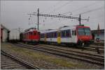  Ur -NPZ und Re 4/4 I 10016 heute der OeBB gehörend in Balsthal.