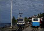 Während die Bhe 2/4 jahrelange das Erscheinungsbild der Rocheres de Naye Bahn prägte, hat diese  Aufgabe  nun die Serie der Bhe 4/8 übernommen, welche gemeinsam mit der Monte Generoso
