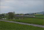 Beim Warten auf den Sonderzug mit der Eurovaporlok soll Giruno RABe 501 020 am Egolzwiler See stellvertretend f�r den Regelverkehr stehen.