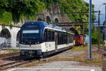 Der MVR (ex CEV) SURF ABeh 2/6 7507 ist am 26 Mai 2023 beim Bahnhof Vevey abgestellt.