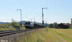 383 202  Robert  mit Autozug bei Oberdachstatten in Richtung Norden.